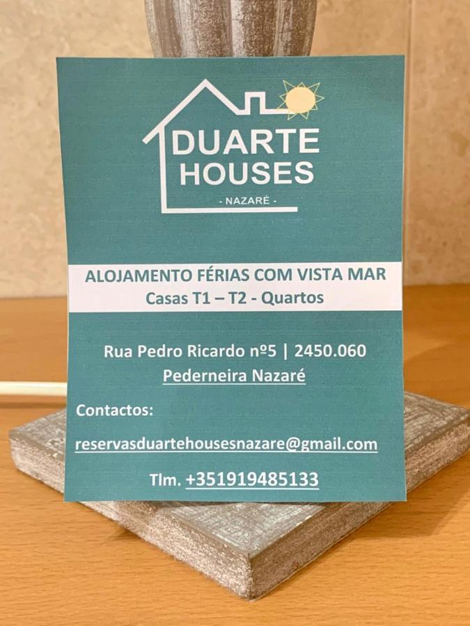 Duarte Houses - Casa T1 - com vista mar Nazaré Exterior foto